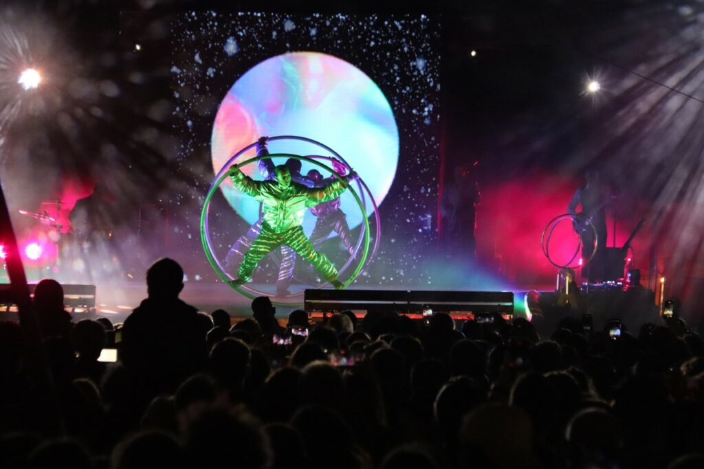 Un moment de l'espectacle 'Astriònomica', d'Obskené (ACN)
