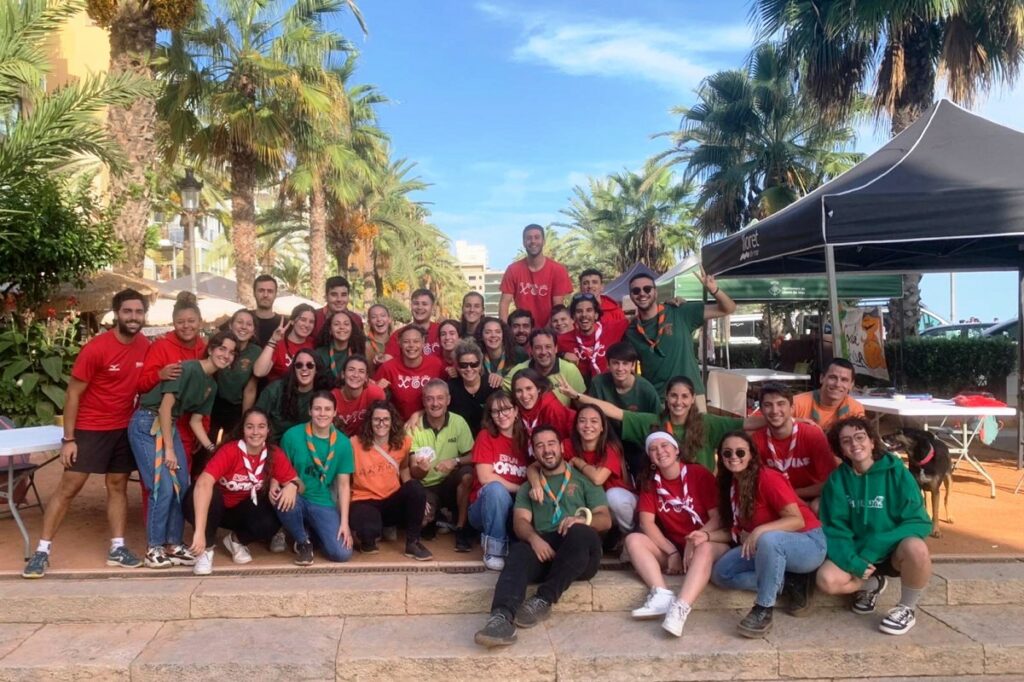 Els monitors dels diferents esplais