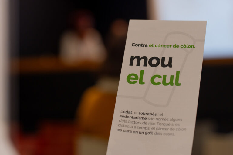 Un dels flyers informatius de la campanya