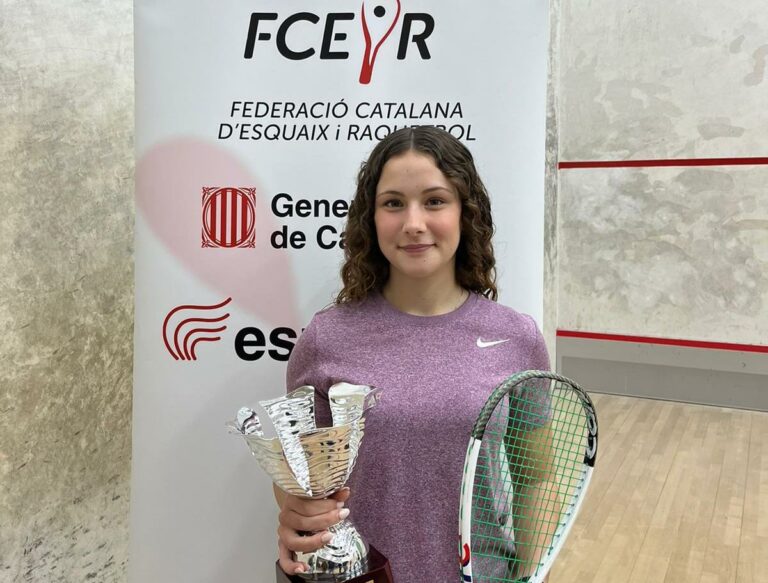 Ona Blasco, campiona d'Espanya d'esquaix