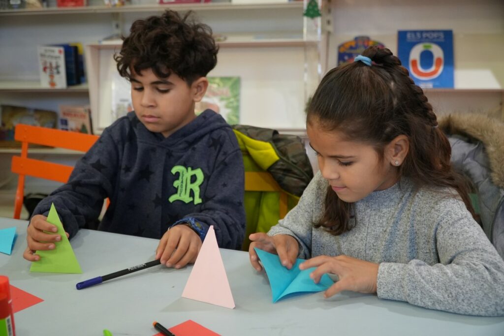 Taller d'origami amb Vidalfont Paper
