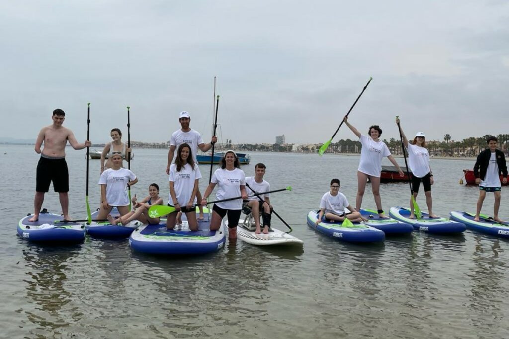 Una de les activitats de grup (Fundación Aladina)