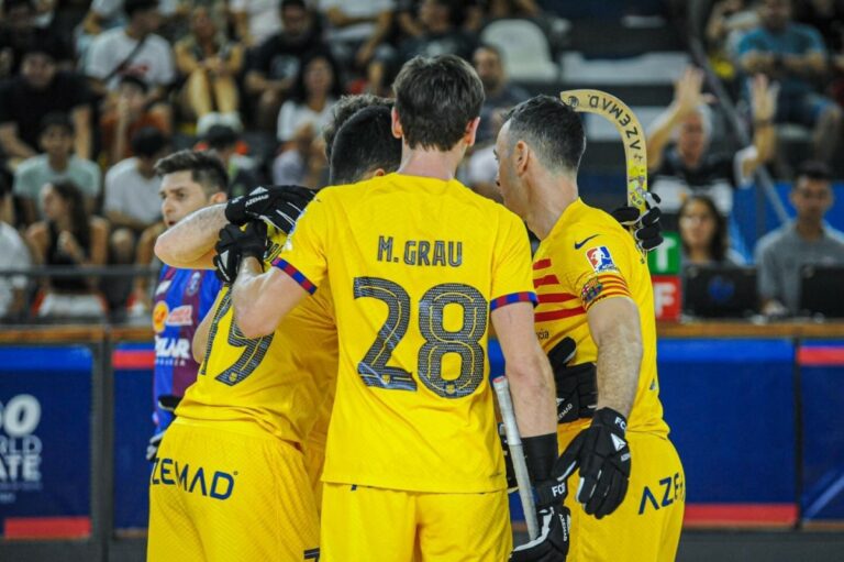 Marc Grau al partit (FC Barcelona)