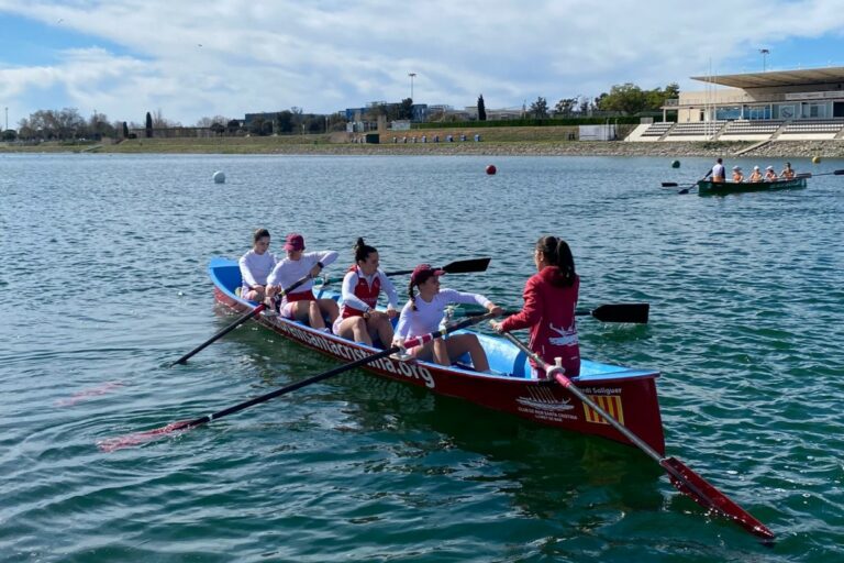 Una de les tripulacions participants (Rem Santa Cristina)