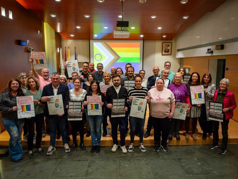 Presentació de la campanya contra la LGTBIfòbia a l'esport de Lloret