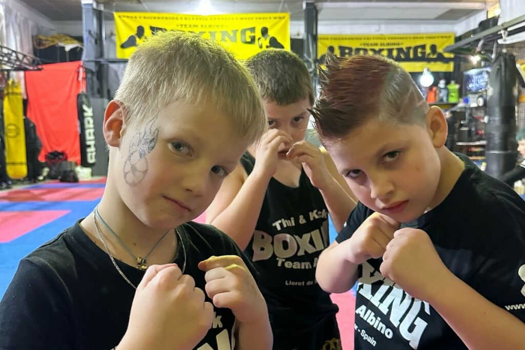 Alguns dels membres més joves del club (Team Albino)