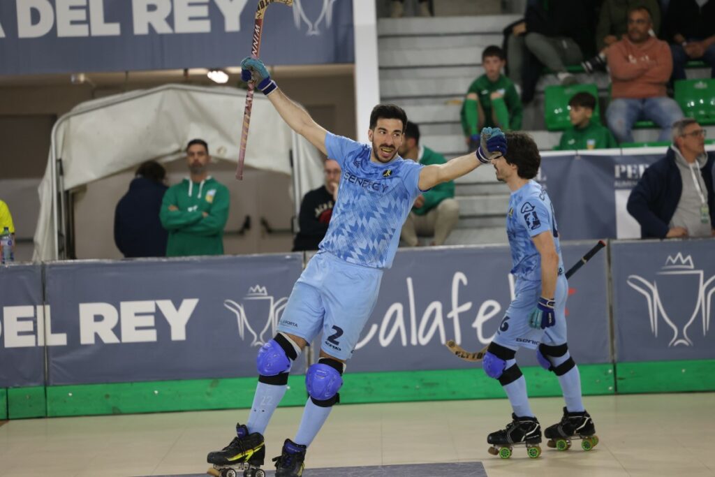 Xavi Crespo, a la Copa del Rei, amb el Sant Just (Luis Velasco)