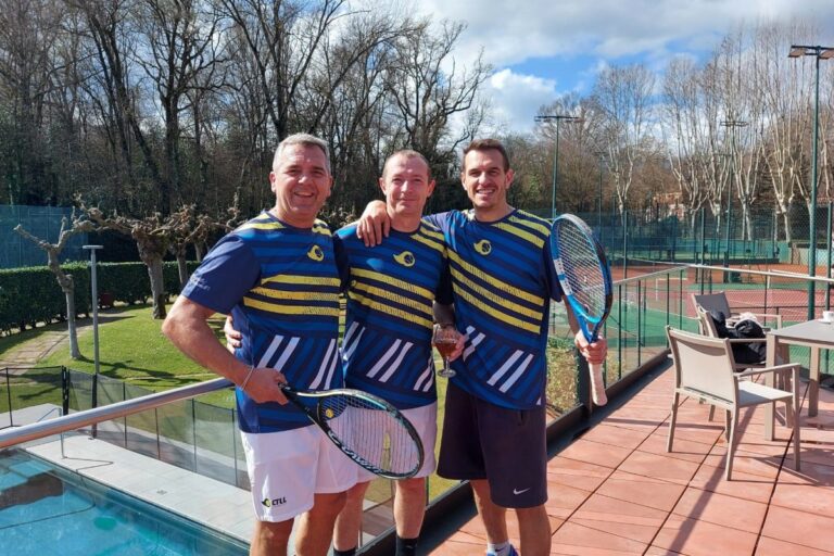 El nou equip Sènior +50 (Club Tennis Lloret)