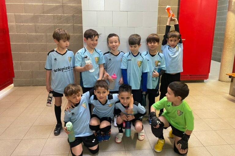 L'equip prebenjamí (Lloret Esportiu Futbol Sala)