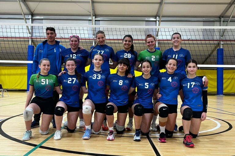 Les noies al partit d'aquesta jornada (Club Voleibol Lloret)