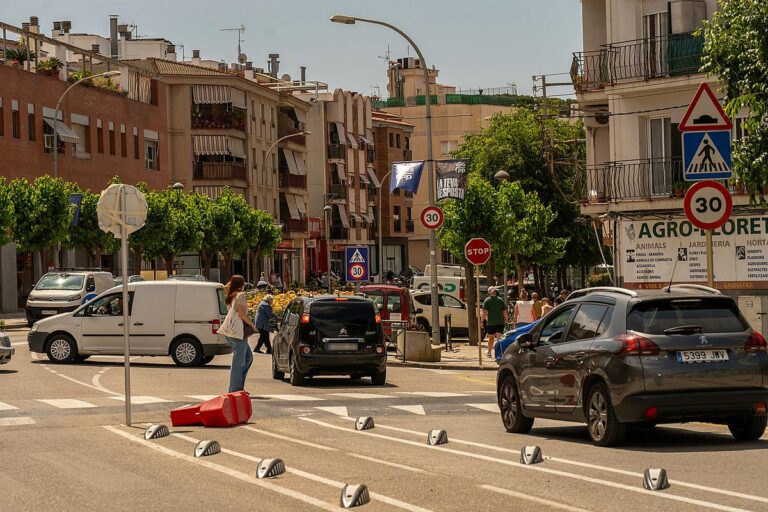 trànsit avinguda Vidreres