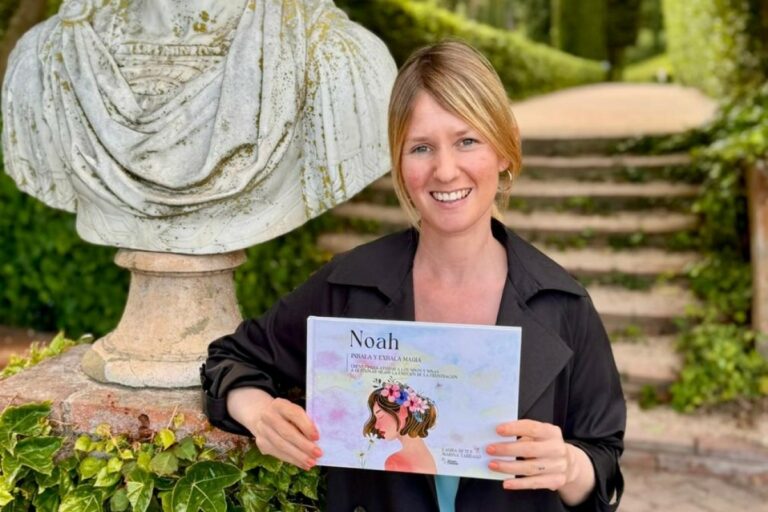 Laura Betés amb el seu conte 'Noah, inhala i exhala màgia'