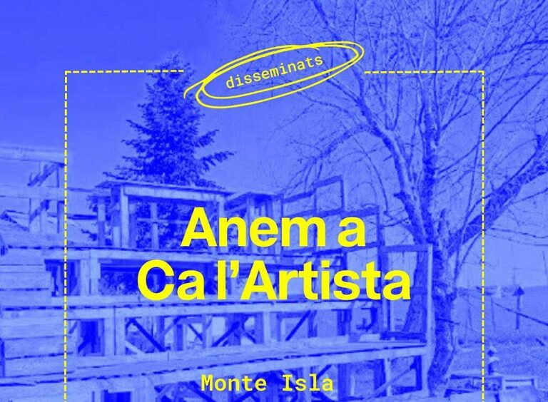 Cartell de l'activitat 'Anem a ca l'artista'.