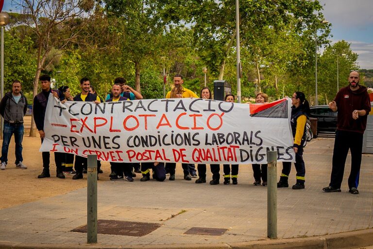 manifestació Correus