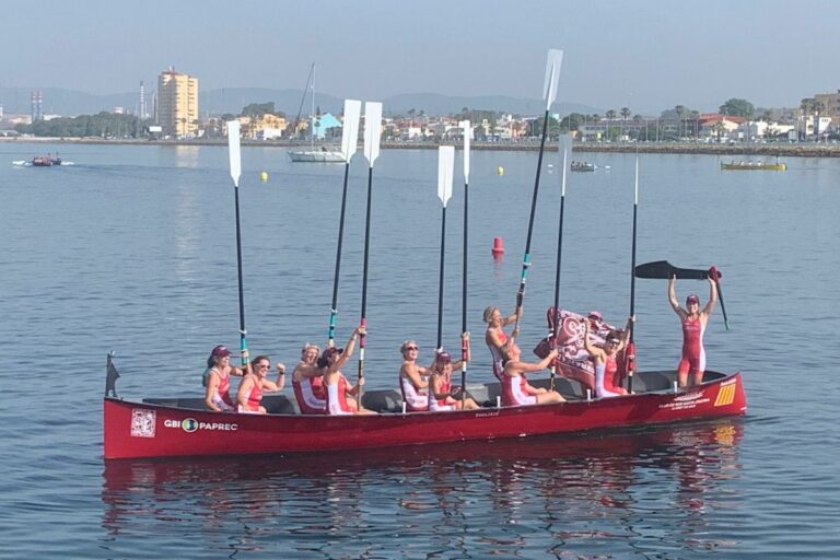 Les veteranes del Club Rem Santa Cristina, campiones d’Espanya