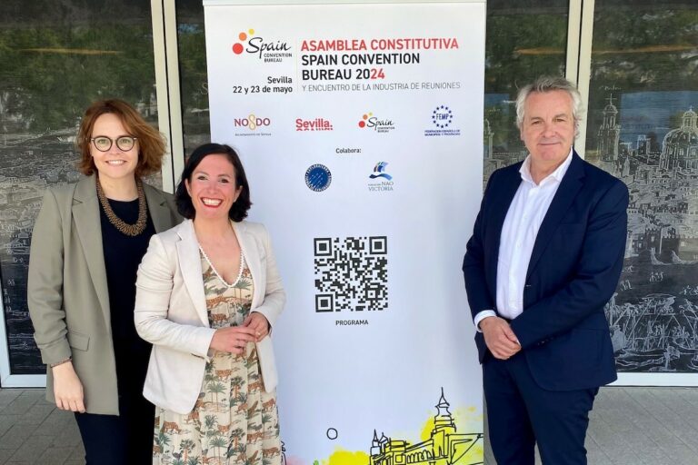 Els representants de Lloret de Mar, en la trobada del Spain Convention Bureau a Sevilla.