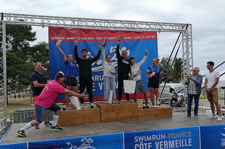 Joan Bernat i Alfonsina Peppa, al podi de la competició de swimrun a França