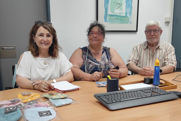Membres de l'associació de Voluntaris i Amics de l'Hospital