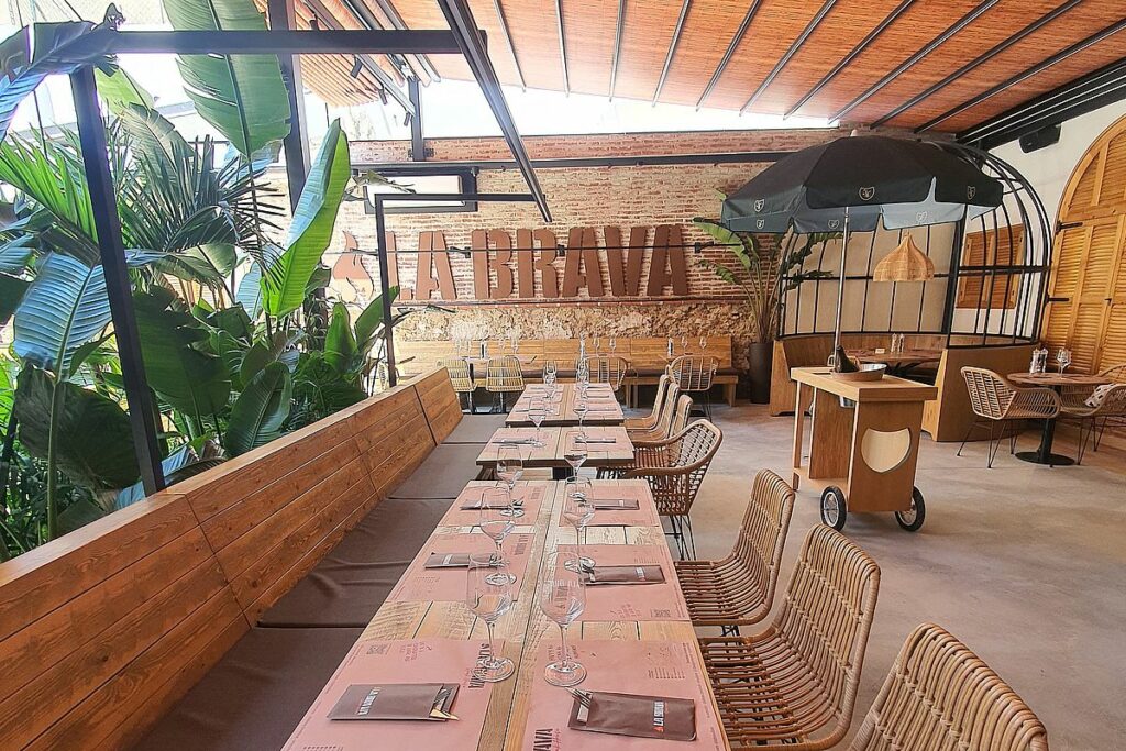 El nou restaurant 'El pati de la Brava' de Joan Bernat.