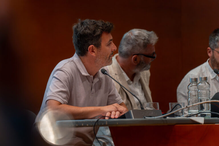 David Tejero, en un moment del ple d'aquest dilluns.