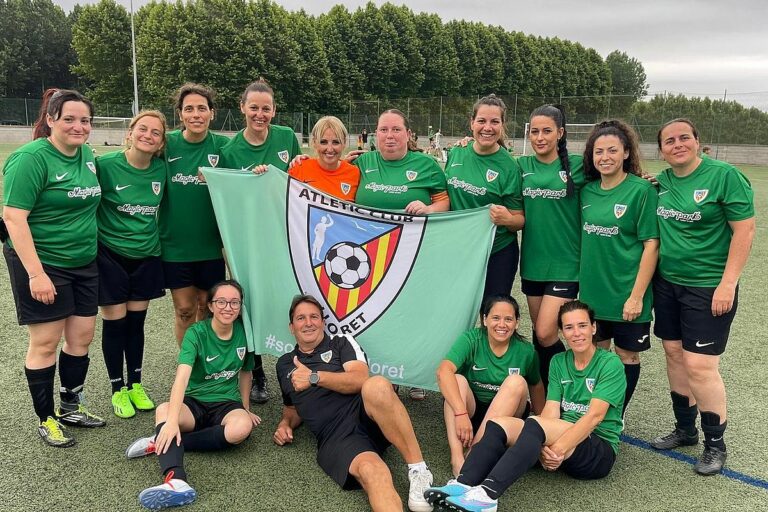 Equip de veteranes en una comeptició