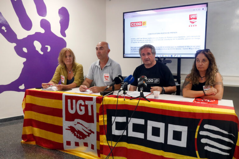 els representants sindicals de Correus