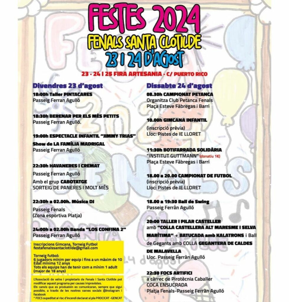 cartell festes fenals