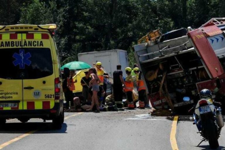 foto accident C 63 Vidreres