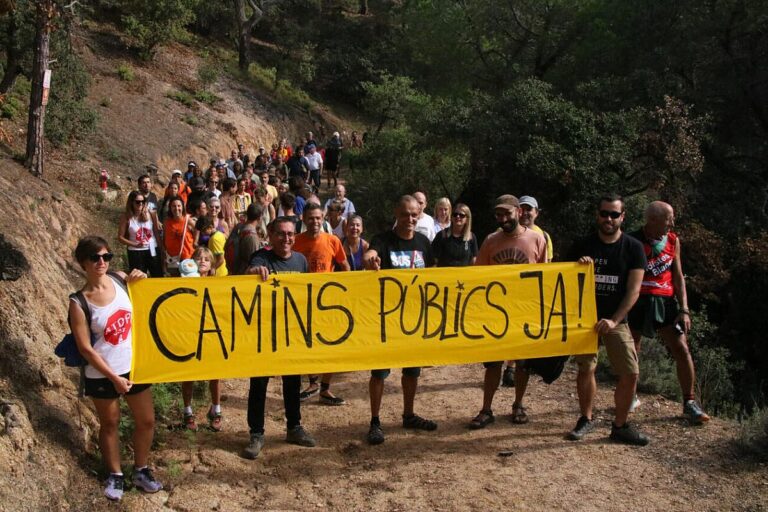 protesta a Can Juncadella 2023