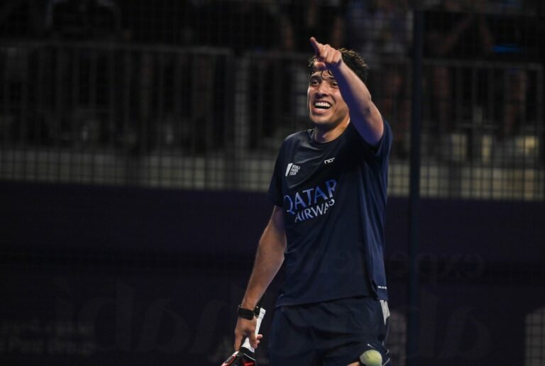 El crack del pàdel Agustin Tapia (Foto David BV)