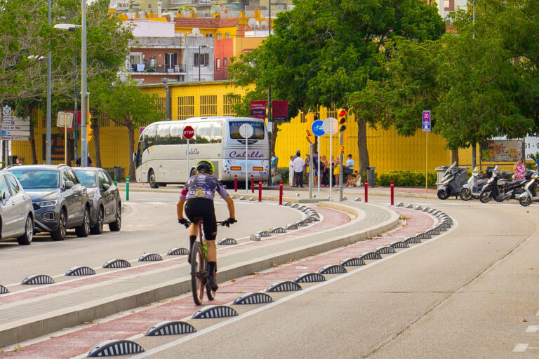 carril bici avinguda del rieral 1