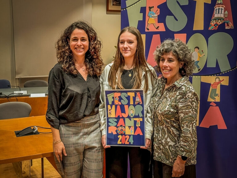 Gemma Benítez guanya el concurs de cartells de la Festa Major de Sant Romà