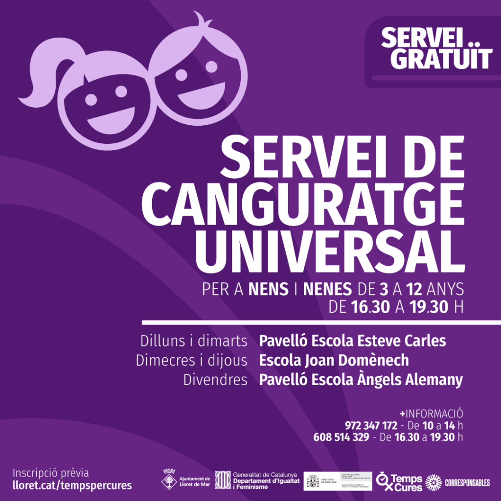cartell servei canguratge