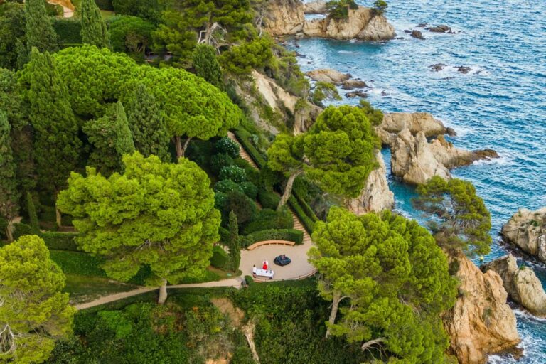 Vista dels Jardins de Santa Clotilde (Lloret Turisme)