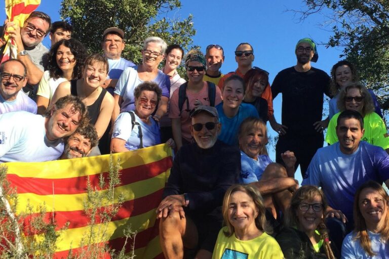 La pujada al Montgròs de l'any passat (Centre Excursionista de Lloret)