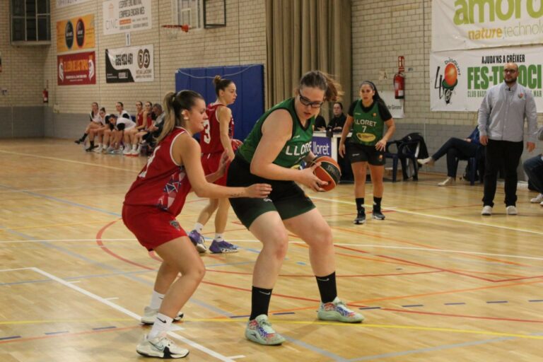 El femení en un partit d'aquesta temporada (Bàsquet Lloret)