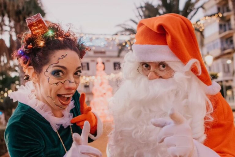 El Pare Noel, l'any passat (Associació de Comerciants)