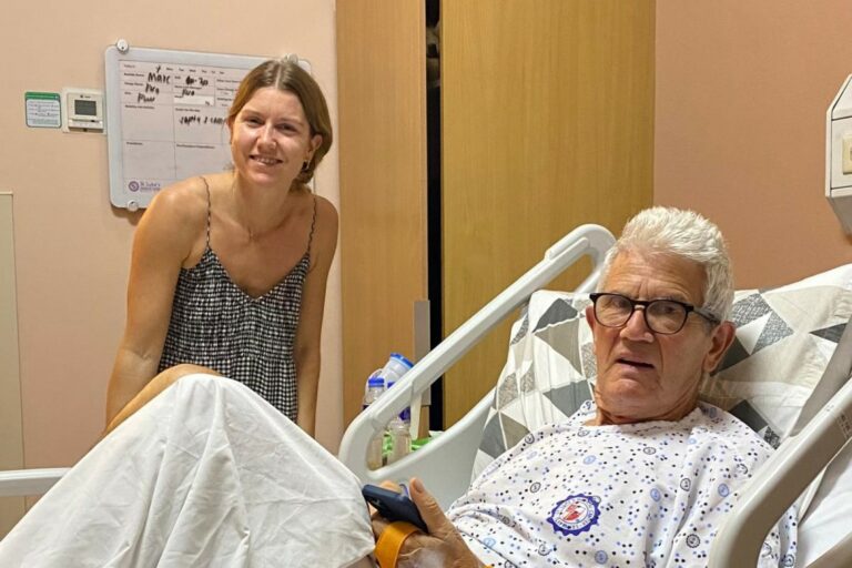 En Pere Baltrons, amb la seva filla Jèssica