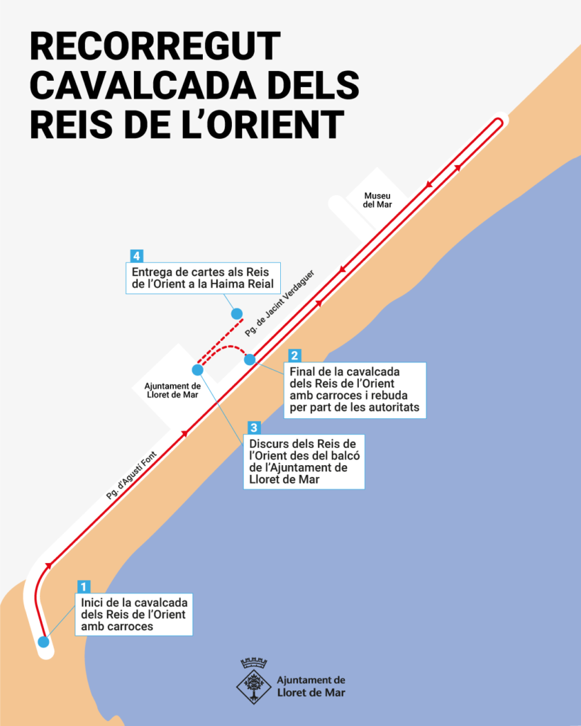 mapa de la cavalcada