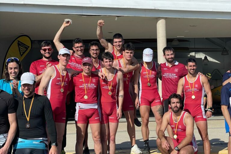 Doble victòria del Club Rem Santa Cristina en la Lliga de Llaüt Mediterrani