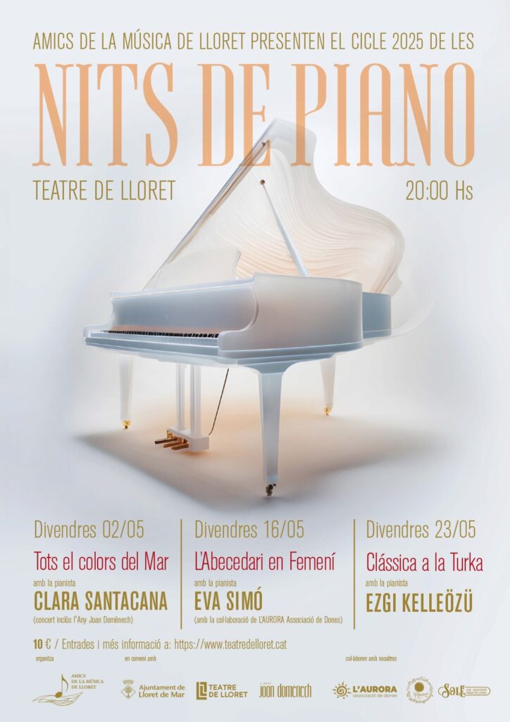 cartell cicle nits piano