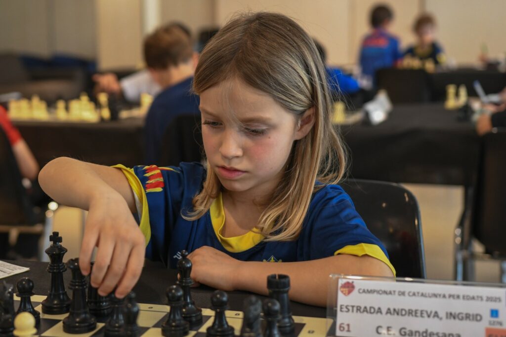 Una de les jugadores al Campionat de Catalunya (Ana Bonals Roca)