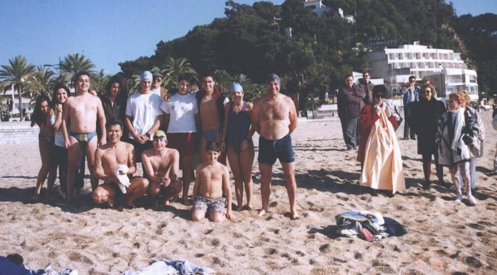 El 1r Bany de l'Any, el 1995 (Club Natació Lloret)