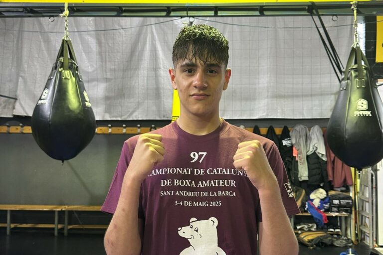 Carlos Rodríguez, campió de Catalunya de boxa amateur (Team Albino)