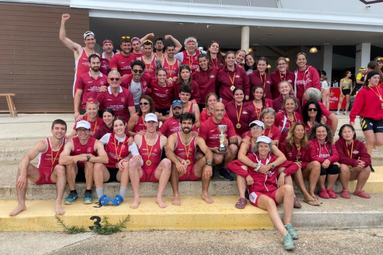 Tots els vogadors al Campionat de Catalunya (Club Rem Santa Cristina)