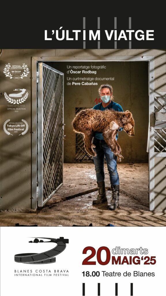 El cartell de la participació de 'L'últim viatge' al festival de Blanes