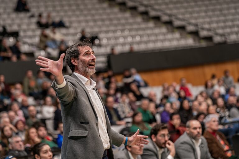 Jordi Vizcaíno en un partit d'aquesta temporada