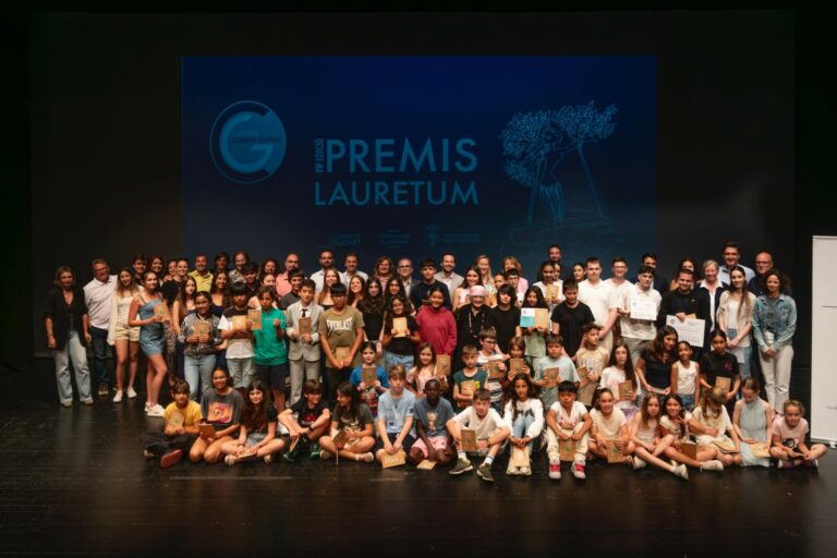 Els premiats a la gala d'aquest dimarts dels Premis Lauretum (Fundació Climent Guitart)