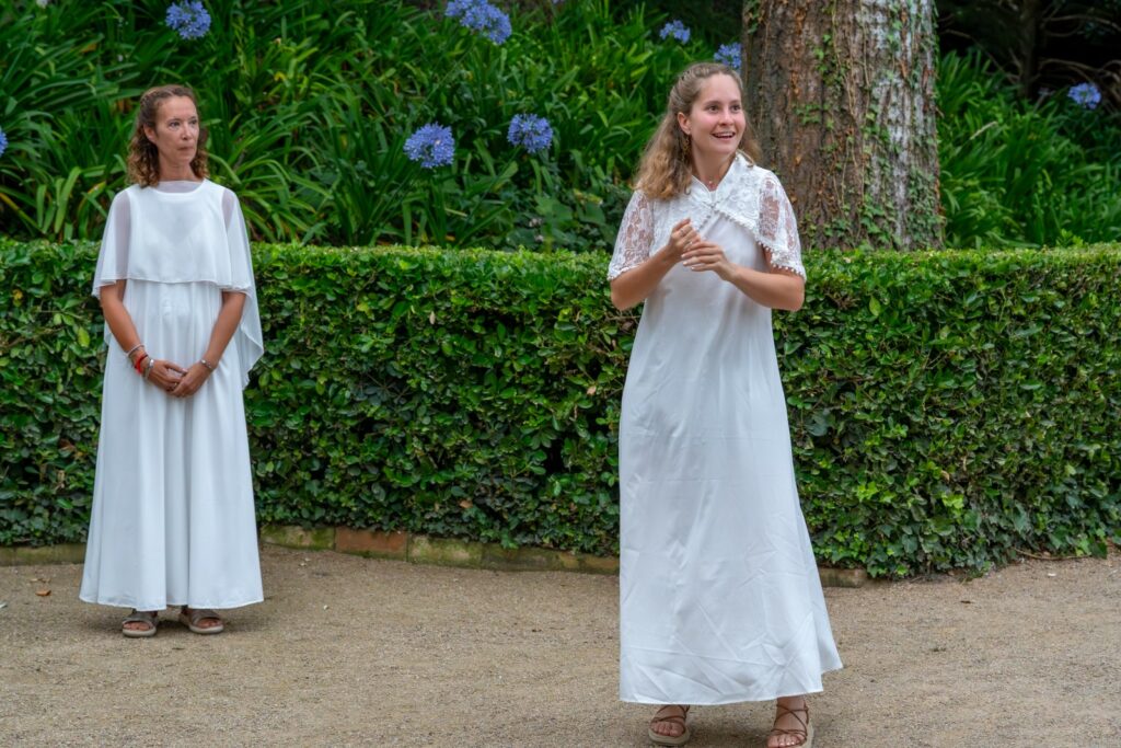 Ana Peña i Lena Andrés, a la visita (Tito Llorca)