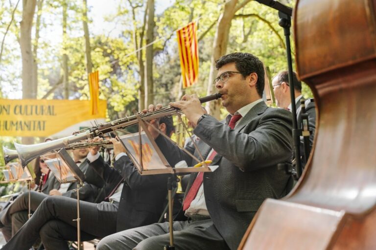 Una audició de la cobla (Cobla Ciutat de Girona)